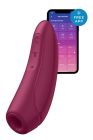 Безконтактний стимулятор клітора Satisfyer Curvy 1+ бордовий вид 2