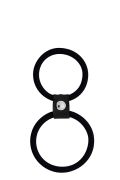 Ерекційне кільце MENZSTUFF DUAL RINGS, BLACK