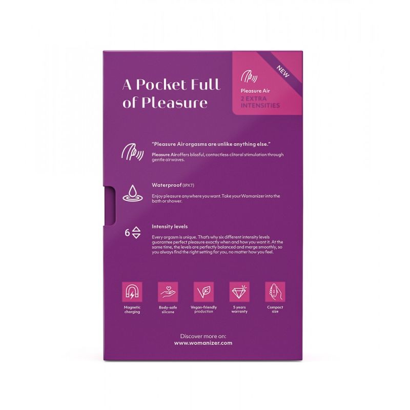 Вакуумний кліторальний стимулятор Womanizer Starlet 3 Violet вид 12