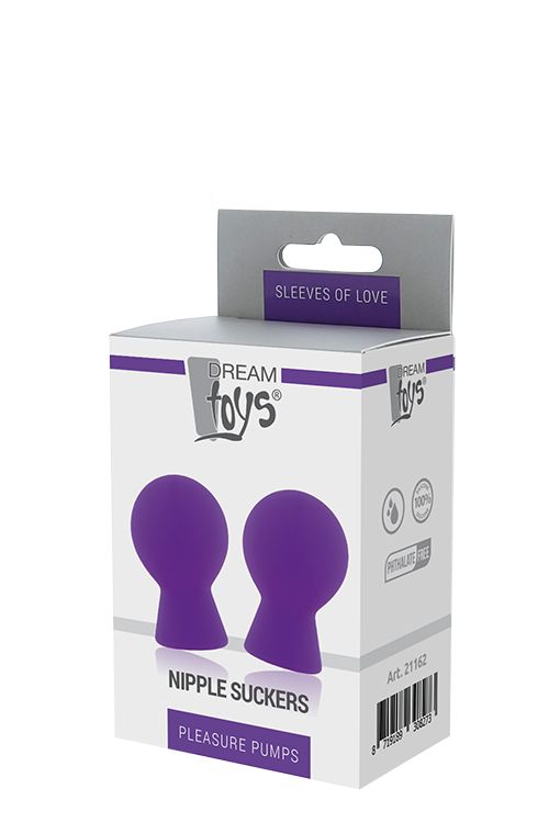 Стимулятори на соски PLEASURE PUMPS NIPPLE SUCKERS PURPLE вид 3