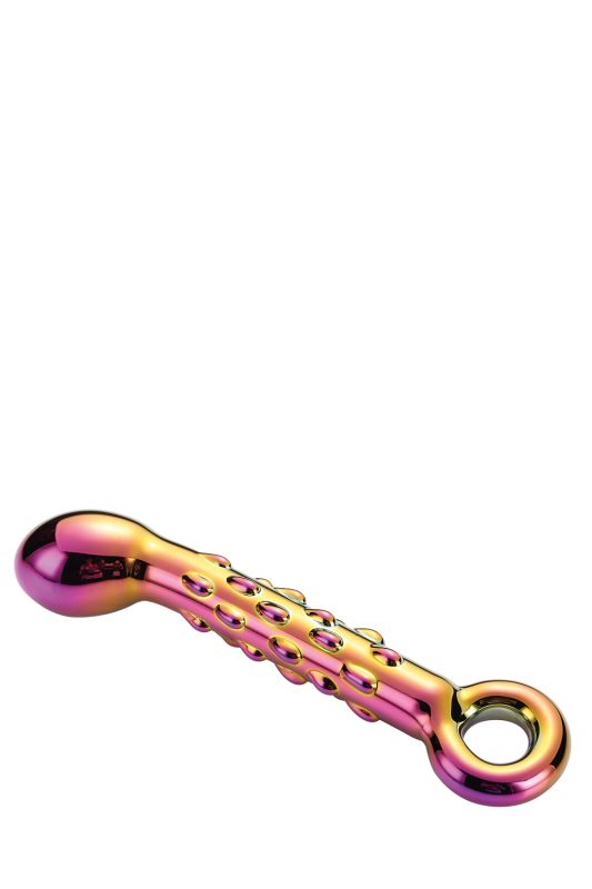 Скляний фалоімітатор Dream Toys GLAMOUR GLASS RIBBED G-SPOT DILDO вид 5
