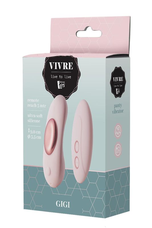 Вібратор для трусиків з дистанційним керуванням Dream Toys VIVRE PANTY VIBE GIGI вид 3