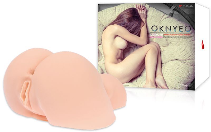 Мастурбатор Вагина и анус Kokos Oknyeo с вибрацией вид 5