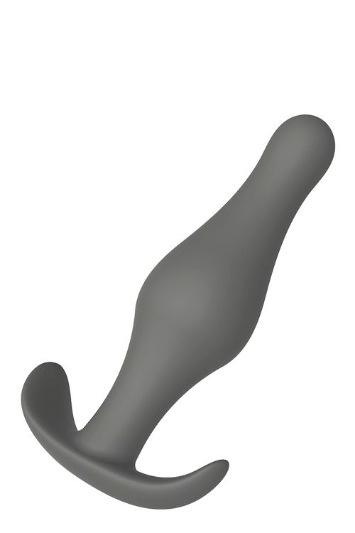 Анальний плаг GREY PLUG WITH T-HANDLE вид 4