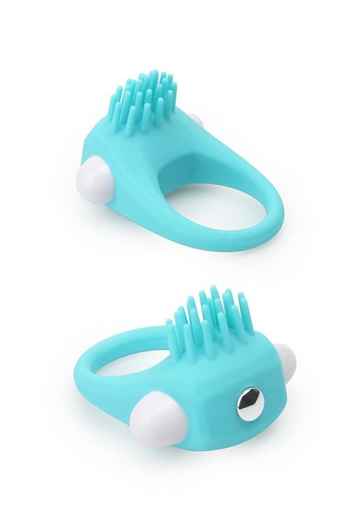 Ерекційне віброкільце LIT-UP SILICONE STIMU RING 5 BLUE вид 2