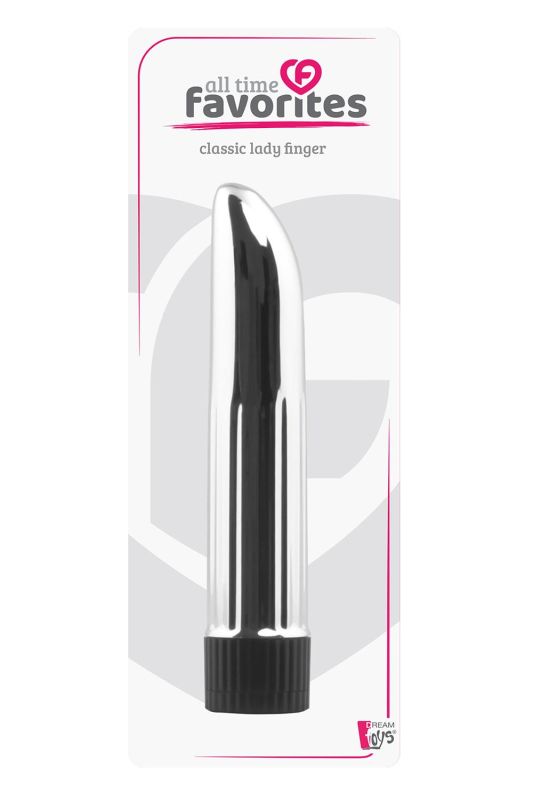 Вибромассажер DREAM TOYS CLASSIC LADY FINGER SILVER вид 4