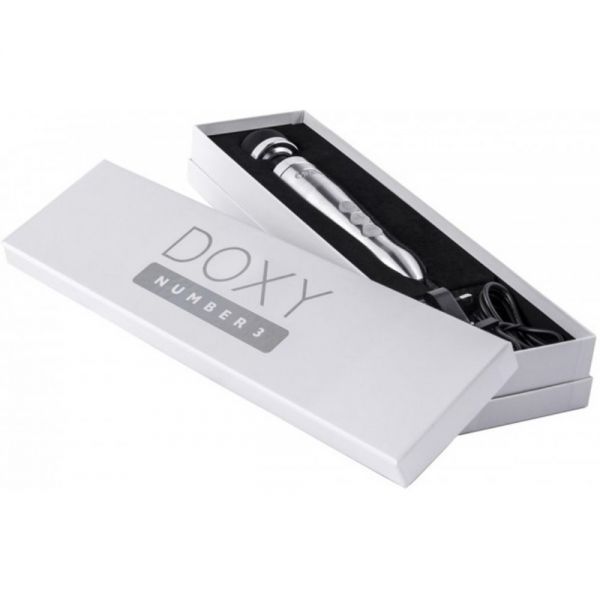 Вібромасажер-мікрофон DOXY Number 3 Satin Finish, Silver вид 5