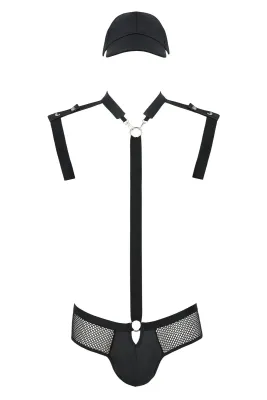 Чоловічий ігровий набір Passion 038 SET John black L/XL