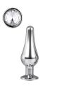 Анальна пробка конічної форми Dream Toys GLEAMING LOVE SILVER PLEASURE PLUG S