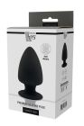 Термоактивна анальна пробка PREMIUM SILICONE PLUG L BLACK вид 3