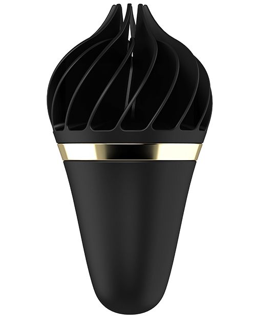 Клиторальный вибростимулятор Satisfyer Sweet Treat Spinnator в форме мороженого, черный вид 5
