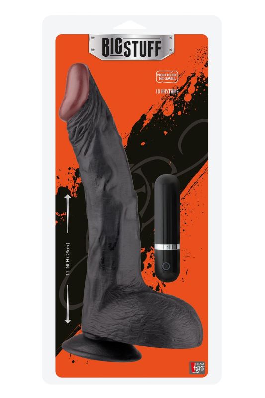 Вібромасажер BIGSTUFF 11INCH, BLACK вид 3