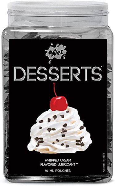 ПРОБНИК/Їстівний лубрикант WET Whipped Cream ( зі смаком вершків), 10 мл вид 4