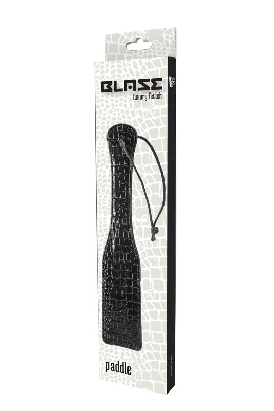 Шлепалка BLAZE LUXURY PADDLE CROCO BLACK вид 3