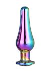 Анальна пробка конічної форми Dream Toys GLEAMING LOVE COLOURED PLEASURE PLUG L вид 4