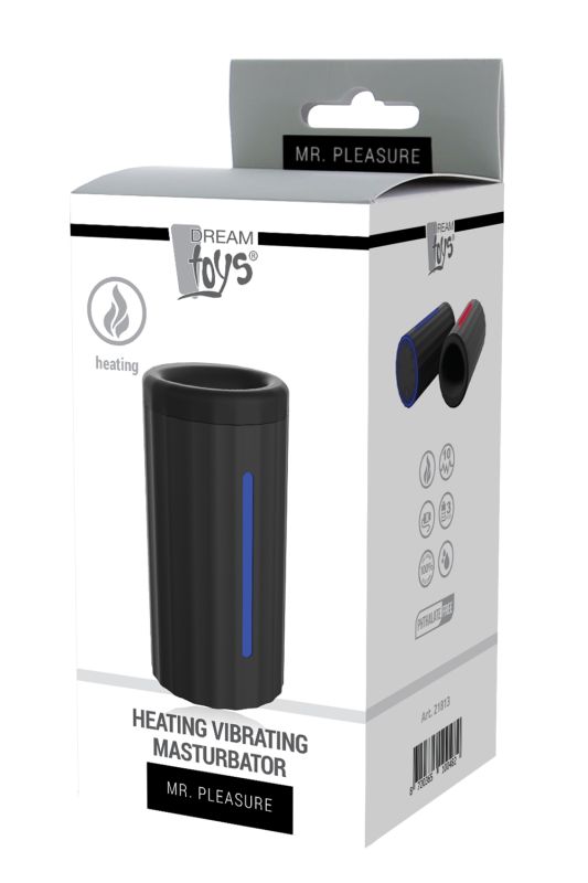 Мастурбатор з функцією нагріву і вібрацією Tream Toys MR PLEASURE вид 3