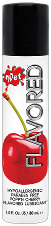 Съедобный лубрикант WET Flavored Poppn Cherry (Спелая вишня) 30 мл вид 2