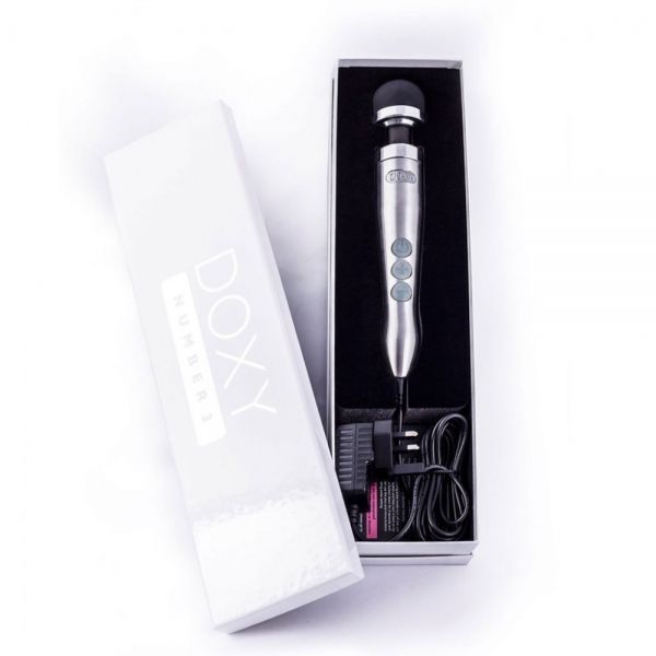 Вібромасажер-мікрофон DOXY Number 3 Satin Finish, Silver вид 4