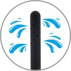 Насадка для анального душу Chisa Black Mont, чорна вид 3