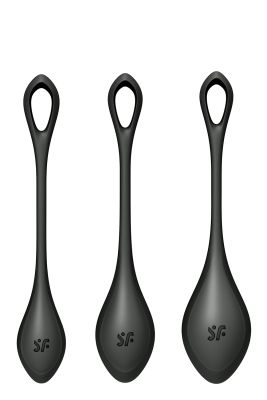 Набір вагінальних кульок Satisfyer Yoni Power 2 чорний