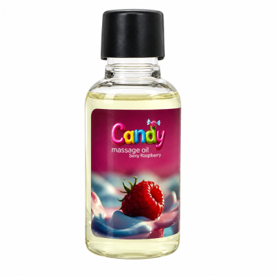 Масажна олія Candy Massage Oil Sexy Raspberry з ароматом малини, 50 мл