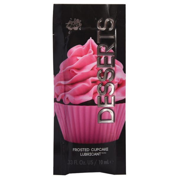 ПРОБНИК/Їстівний Лубрикант WET Desserts Frosted Cupcake (зі смаком кексу) 10 мл вид 2