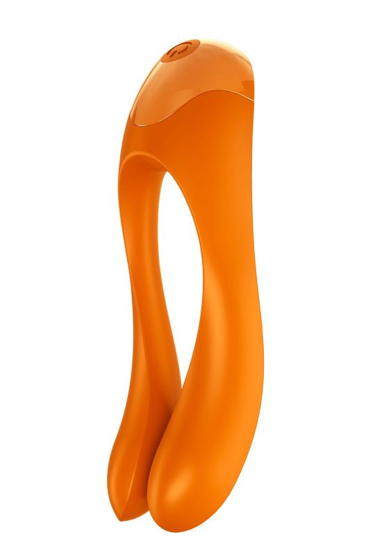 Універсальний міні вібратор Satisfyer Candy Cane помаранчевий вид 3