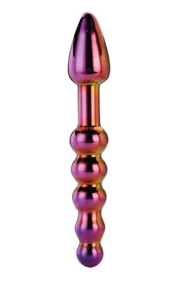 Скляний Анальний стимулятор Dream Toys GLAMOUR GLASS RIDGED ANAL DILDO