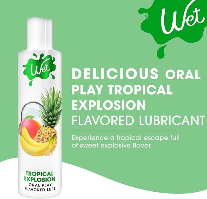Їстівний лубрикант WET Flavored Tropical Explosion (тропічні фрукти) 30 мл вид 3