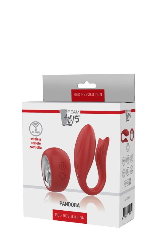 Вібратор для пар бездротовим пультом управління Dream Toys RED REVOLUTION PANDORA вид 3