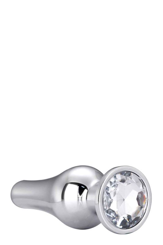 Анальна пробка конічної форми Dream Toys GLEAMING LOVE SILVER PLEASURE PLUG S вид 5