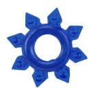 Набор эрекционных колец Chisa GK Power Cock Rings с разными структурами, синие вид 5