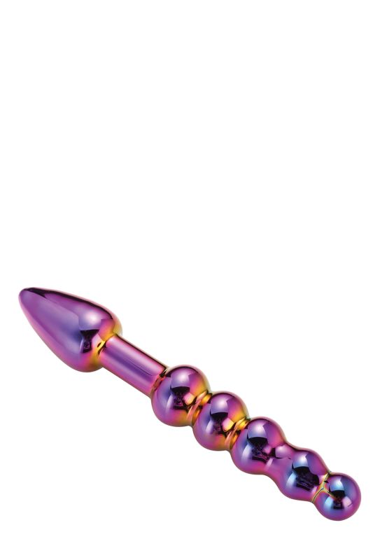 Скляний Анальний стимулятор Dream Toys GLAMOUR GLASS RIDGED ANAL DILDO вид 5