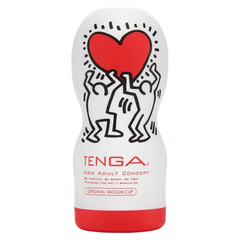 Мастурбатор в колбе tenga KEITH HARING ORIGINAL vacuum CUP вид 2