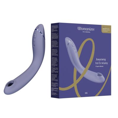 Вибратор для точки G с вакуумной стимуляцией Womanizer OG Lilac