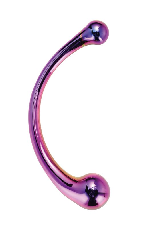 Вигнутий скляний фалоімітатор Dream Toys GLAMOUR GLASS CURVED BIG WAND вид 2