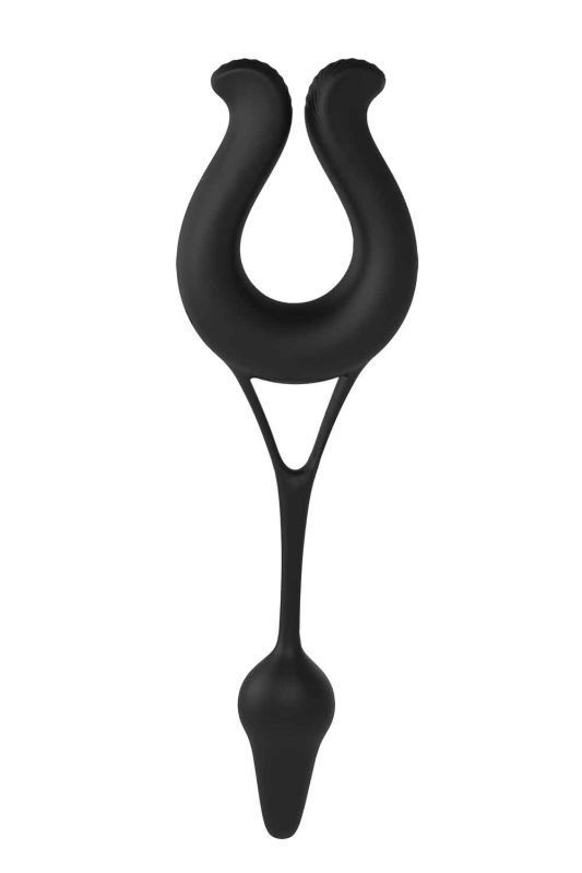 Мульти вібратор для пар з анальною пробкою RINGS OF LOVE REMOTE MULTI TEASER вид 4