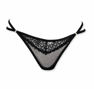 Мереживні стрінги Daring Intimates Gaby, чорний, S/M