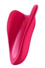 Вібратор ергономічної форми на палець Satisfyer High Fly червоний вид 3