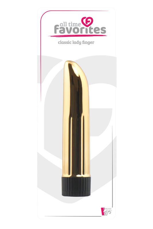 Вибромассажер DREAM TOYS CLASSIC Lady FINGER GOLD вид 3