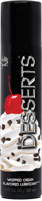 Съедобный лубрикант WET Whipped Cream (со вкусом взбитых сливок), 30 мл