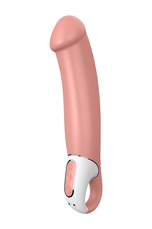 Вібратор реалістичний Satisfyer Master Vibrator, світло-коричневий вид 2