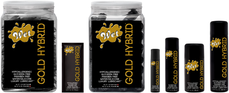 Лубрикант водно-силиконовый гибридный Wet Gold Hybrid, 93 мл вид 4