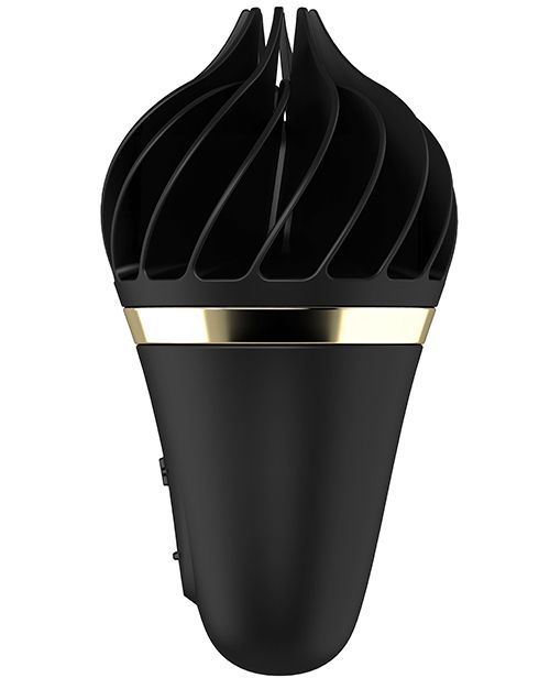 Клиторальный вибростимулятор Satisfyer Sweet Treat Spinnator в форме мороженого, черный вид 4