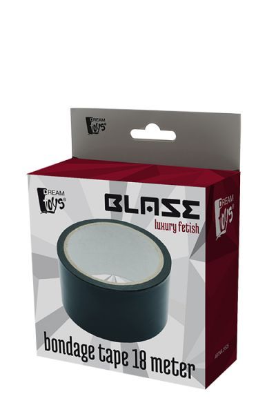 Бондажна стрічка BLAZE BONDAGE TAPE 18M BLACK вид 3