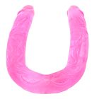 Двойной фаллоимитатор Chisa HI BASIC реалистичный, розовый вид 3