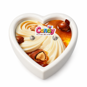 Массажная свеча с ароматом орехового крема Candy Nut Cream в форме сердца, 70 мл