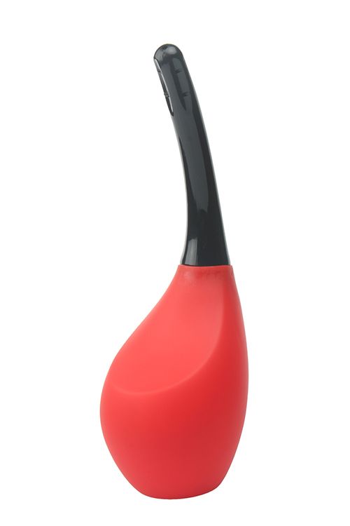 Анальний душ із 9 отворами Dream Toys Menzstuff, об'єм 310 мл, червоний вид 2