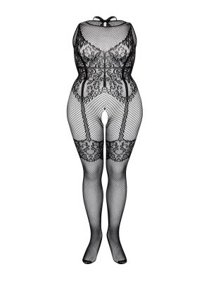 Ажурный комбинезон Fifty Shades of Grey Captivate Plus Size Black