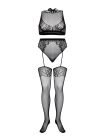 Ажурний комплект Fifty Shades of Grey Captivate Plus Size Black вид 2